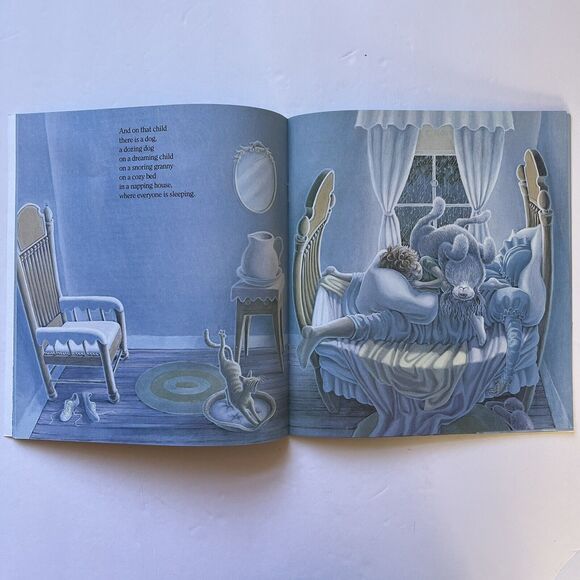 Set Of 2 Childrens Story Books Paperback Napping House Night Before First Grade - Picture 4 of 9